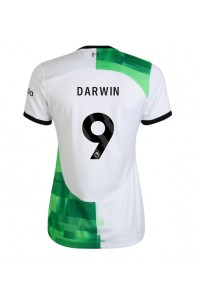 Liverpool Darwin Nunez #9 Fotballdrakt Borte Klær Dame 2023-24 Korte ermer